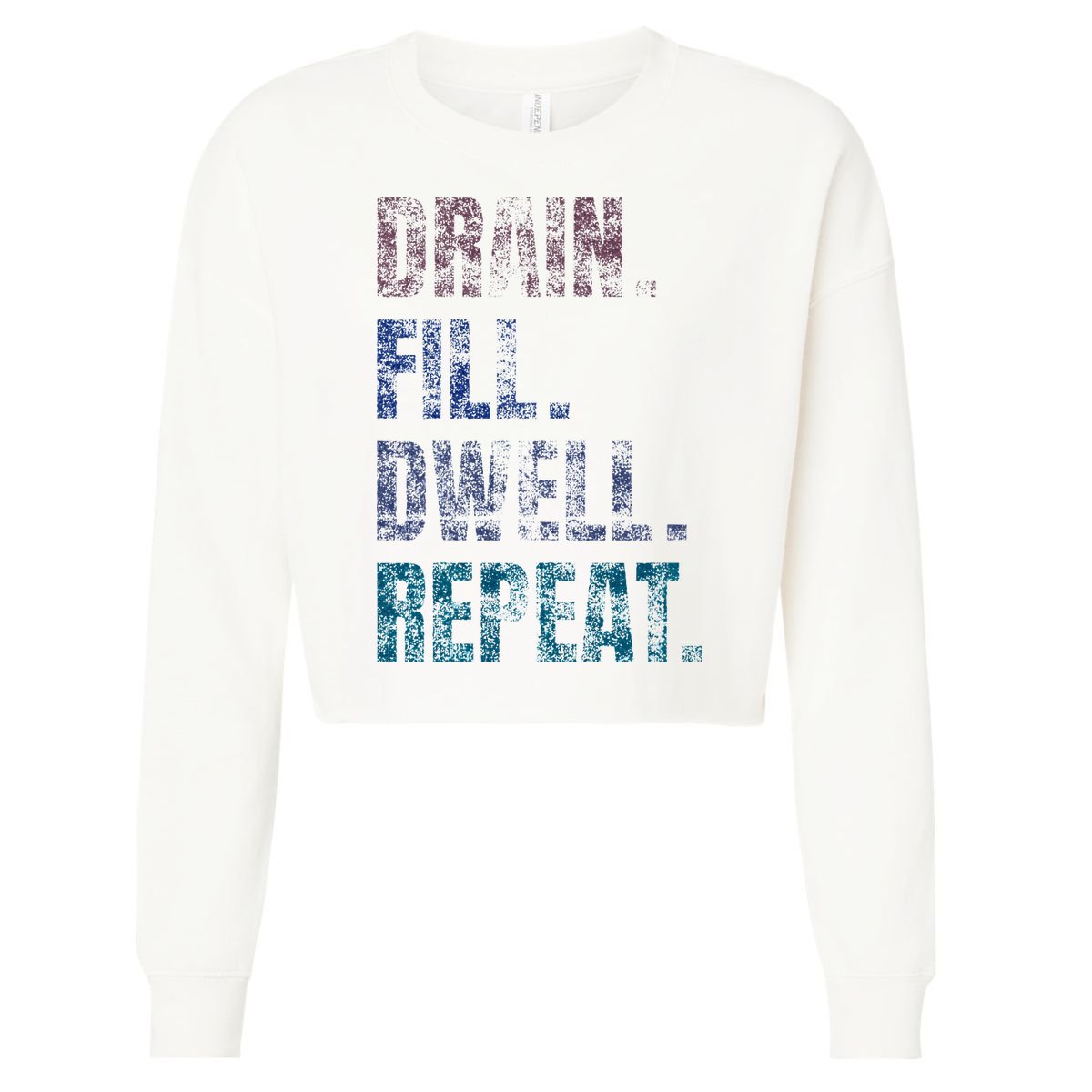 Peritoneal Dialysis Nurse Kidney Disease Funny Nursing Cropped Pullover Crew