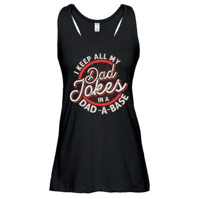 Programmer Dad Nerdy Father Database Geeky Dad Jokes Ladies Essential Flowy Tank