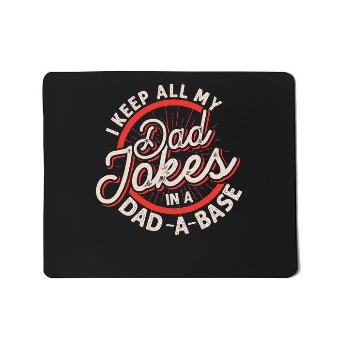 Programmer Dad Nerdy Father Database Geeky Dad Jokes Mousepad