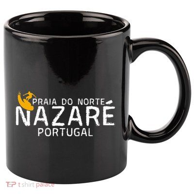 Praia Do Norte Surf Portugal Nazare Surfing 11oz C Handle Ceramic Mug