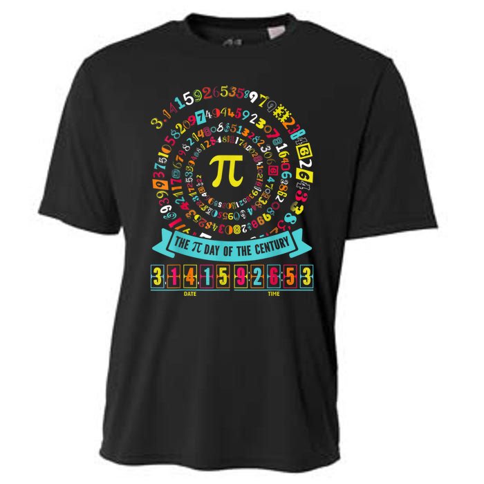 Pi Day Of The Century Tee Spiral Pi Math Tee For Pi Day 3.14 Cooling Performance Crew T-Shirt