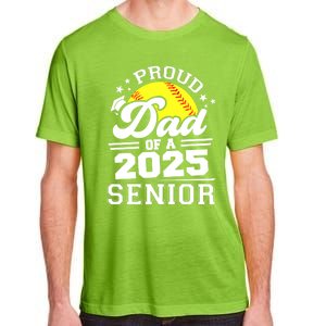 Proud Dad Of A 2025 Senior Grad 2025 Softball Gift Adult ChromaSoft Performance T-Shirt