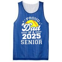 Proud Dad Of A 2025 Senior Grad 2025 Softball Gift Mesh Reversible Basketball Jersey Tank