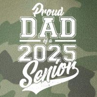 Proud Dad Of A 2025 Senior Grad Legacy Tie Dye Trucker Hat