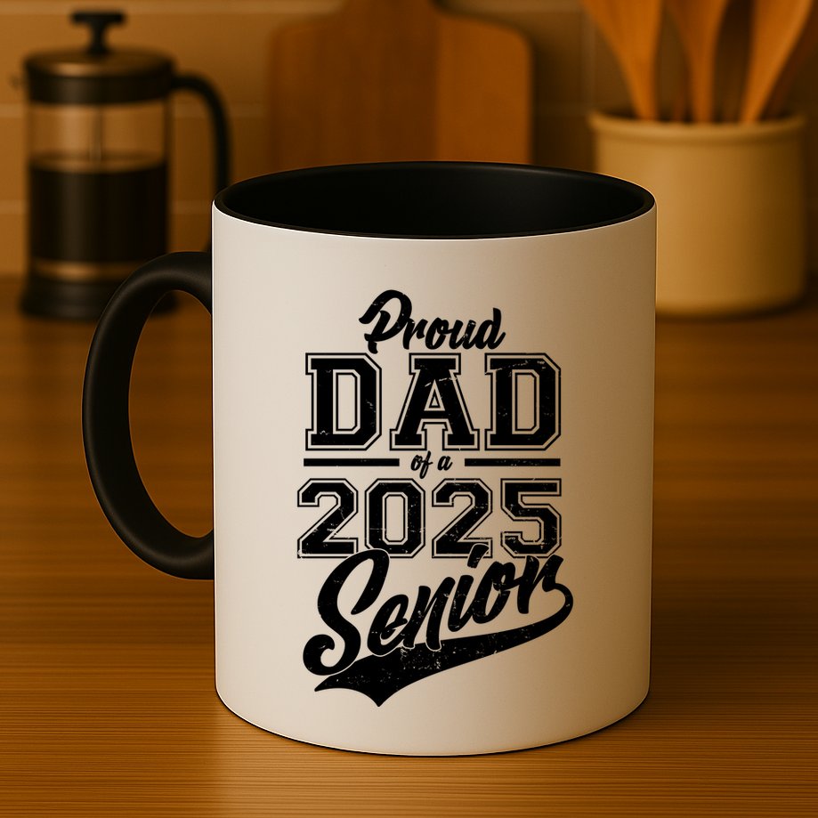 Proud Dad Of A 2025 Senior Grad Mug