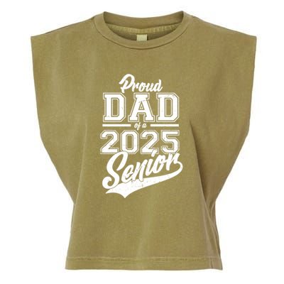 Proud Dad Of A 2025 Senior Grad Garment-Dyed Women's Muscle Tee