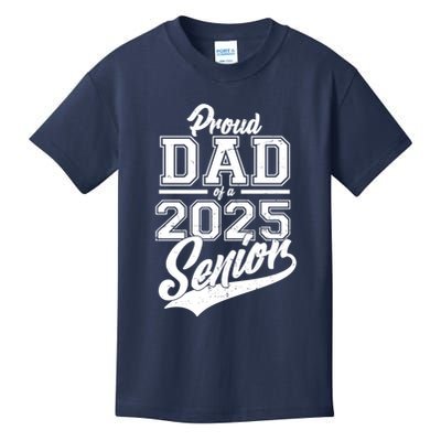 Proud Dad Of A 2025 Senior Grad Kids T-Shirt