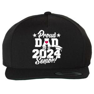 Proud Dad Of A 2024 Senior Grad Wool Snapback Cap