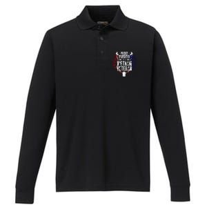 Proud Daughter Of A Vietnam Veteran Performance Long Sleeve Polo