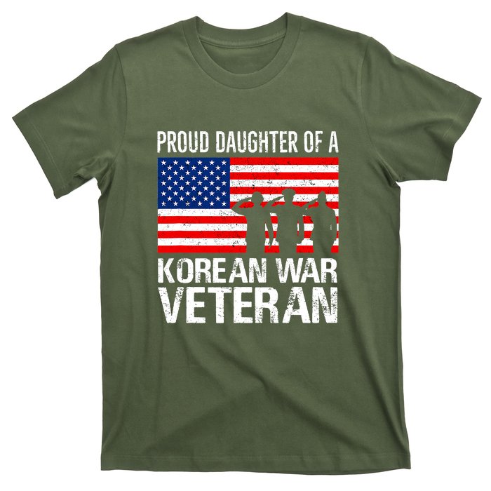 Proud Daughter Of A Korean War Veteran Family Matching Vet T-Shirt