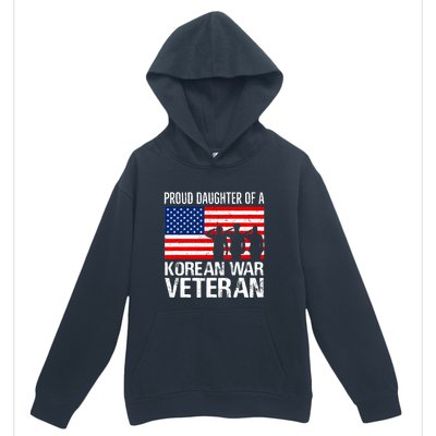 Proud Daughter Of A Korean War Veteran Family Matching Vet Urban Pullover Hoodie