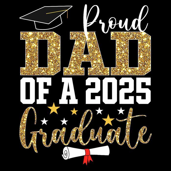 Proud Dad Of A 2025 Graduate Dad Graduation 2025 Father Impact Tech Backpack