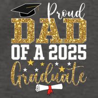 Proud Dad Of A 2025 Graduate Dad Graduation 2025 Father Vector Backpack
