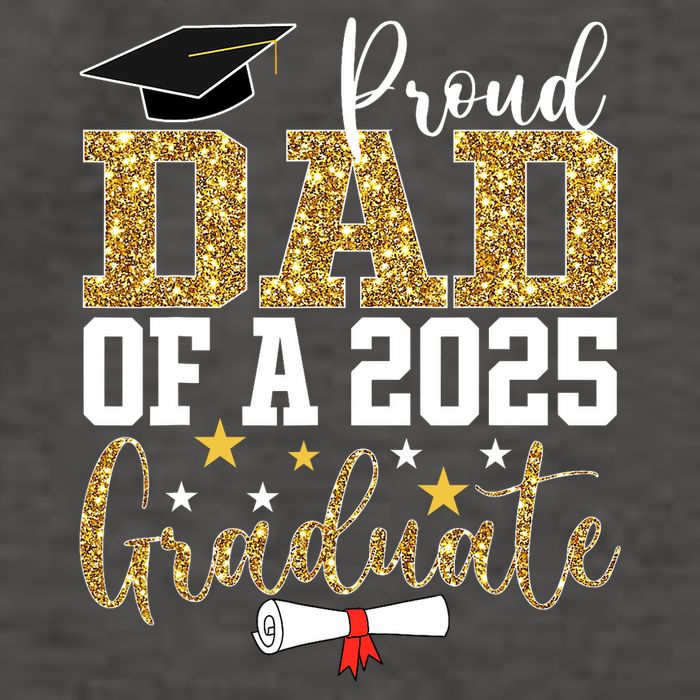 Proud Dad Of A 2025 Graduate Dad Graduation 2025 Father Vector Backpack