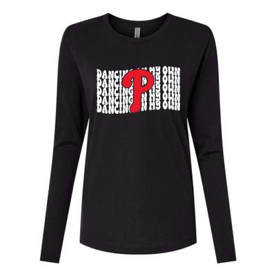 Phillies Dancing On My Own Womens Cotton Relaxed Long Sleeve T-Shirt