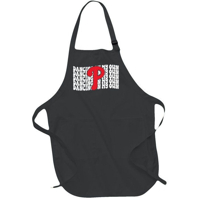 Phillies Dancing On My Own Full-Length Apron With Pockets