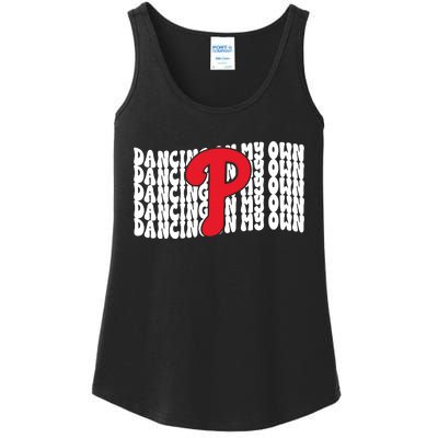 Phillies Dancing On My Own Ladies Essential Tank