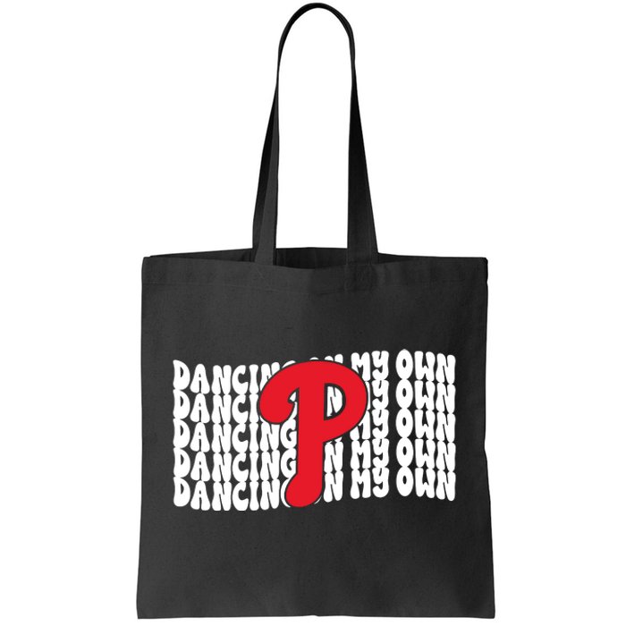 Phillies Dancing On My Own Tote Bag