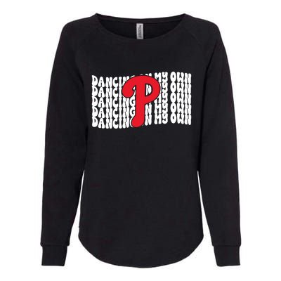 Phillies Dancing On My Own Womens California Wash Sweatshirt