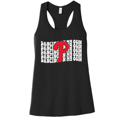 Phillies Dancing On My Own Women's Racerback Tank