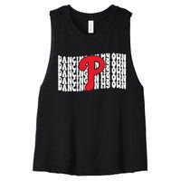 Phillies Dancing On My Own Women's Racerback Cropped Tank