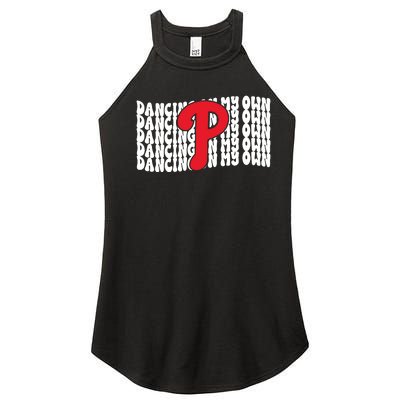 Phillies Dancing On My Own Women's Perfect Tri Rocker Tank