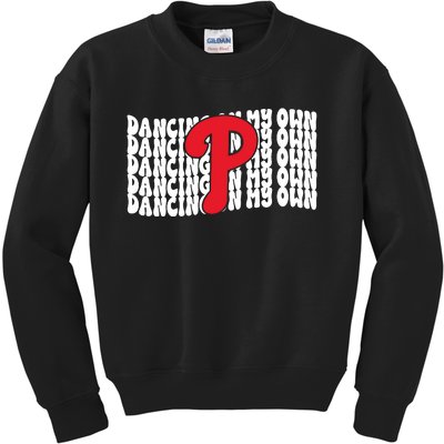 Phillies Dancing On My Own Kids Sweatshirt