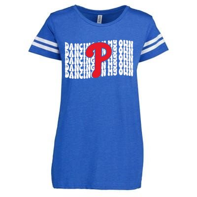 Phillies Dancing On My Own Enza Ladies Jersey Football T-Shirt