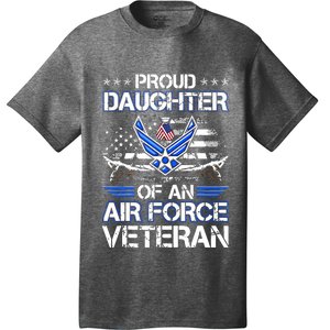 Proud Daughter Of A Air Force Veteran American Flag Military T-Shirt