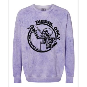 Powerstroke Diesel Only Skeleton Colorblast Crewneck Sweatshirt