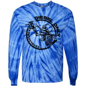 Powerstroke Diesel Only Skeleton Tie-Dye Long Sleeve Shirt