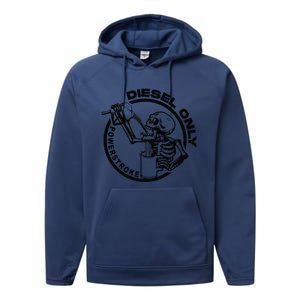 Powerstroke Diesel Only Skeleton Performance Fleece Hoodie