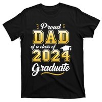 Proud Dad Of A Class Of 2024 Graduate Senior 24 Graduation T-Shirt