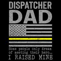 Proud Dad Of A 911 Dispatcher Thin Gold Line Dispatch Father Bucket Hat