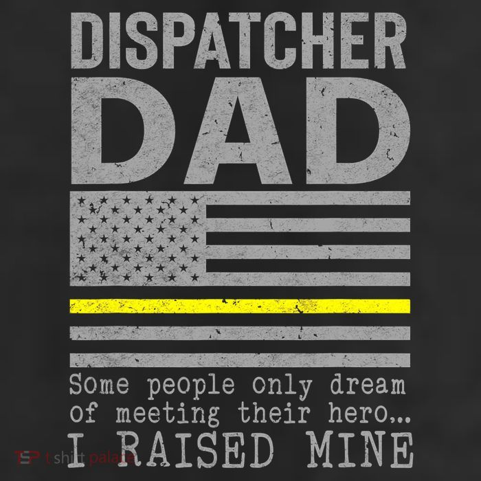 Proud Dad Of A 911 Dispatcher Thin Gold Line Dispatch Father 25L Jumbo Tote