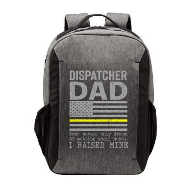 Proud Dad Of A 911 Dispatcher Thin Gold Line Dispatch Father Vector Backpack