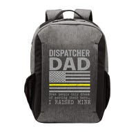 Proud Dad Of A 911 Dispatcher Thin Gold Line Dispatch Father Vector Backpack