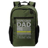 Proud Dad Of A 911 Dispatcher Thin Gold Line Dispatch Father Backpack