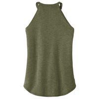 Proud Dad Of A 911 Dispatcher Thin Gold Line Dispatch Father Women's Perfect Tri Rocker Tank