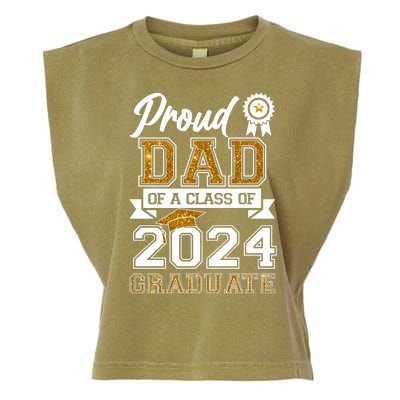 Proud Dad Of A Class Of 2024 Graduate Garment-Dyed Women's Muscle Tee