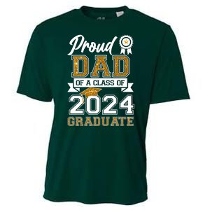 Proud Dad Of A Class Of 2024 Graduate Cooling Performance Crew T-Shirt