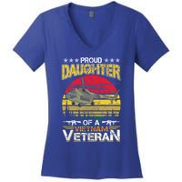 Proud Daughter Of A Vietnam Veteran Meaningful Gift Women's V-Neck T-Shirt