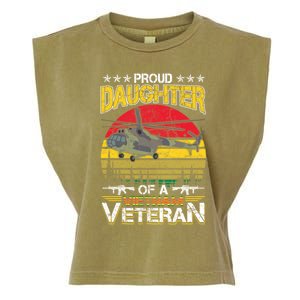 Proud Daughter Of A Vietnam Veteran Meaningful Gift Garment-Dyed Women's Muscle Tee