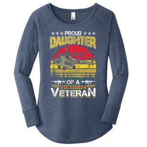 Proud Daughter Of A Vietnam Veteran Meaningful Gift Women's Perfect Tri Tunic Long Sleeve Shirt