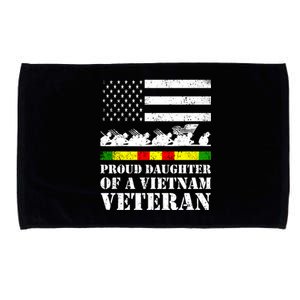 Proud Daughter Of A Vietnam Veteran Gift Microfiber Hand Towel