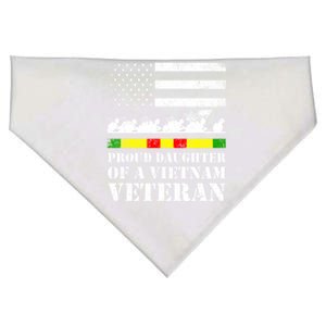 Proud Daughter Of A Vietnam Veteran Gift USA-Made Doggie Bandana