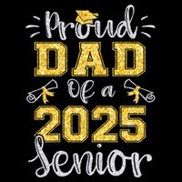 Proud Dad Of A Class Of 2025 Senior Graduate 2025 Gift City Backpack
