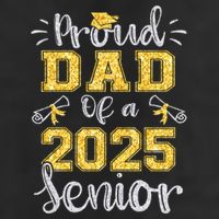 Proud Dad Of A Class Of 2025 Senior Graduate 2025 Gift Adult Drive Performance Visor