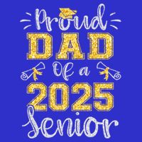 Proud Dad Of A Class Of 2025 Senior Graduate 2025 Gift Womens T-Shirt