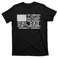 Proud Dad Of Girl Father Of For Dad Xmas T-Shirt